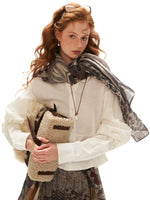 Leopard Print Tencel Scarf Wrap