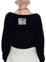 V-neck Knit Cardigan