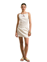 Fake Two-Piece Beaded Embroidery Cami Dress
