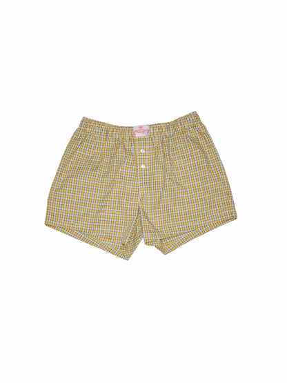 Striped Cotton Lounge Shorts