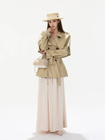 British Retro Cape Trench Jacket