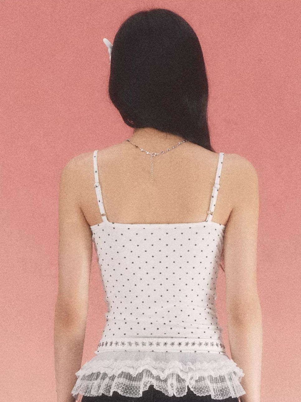 White Star Lace Camisole