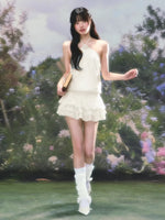 Rose Halter Dress