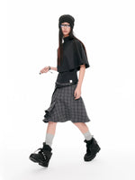 Korean Cape Layered T-Shirt