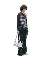 Punk Buckle Asymmetric Tee