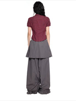 Ruched Puff Sleeve Shirt