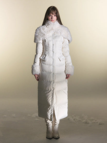 Cloak Style Eco-Friendly Fur Shawl