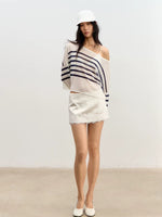 Satin Lace Skort