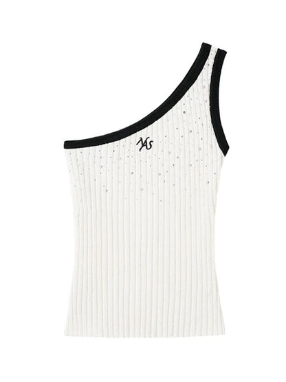 Starlight Ribbed Asymmetric Tank