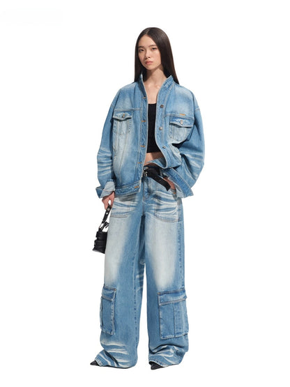 Lynx Washed Denim Jacket