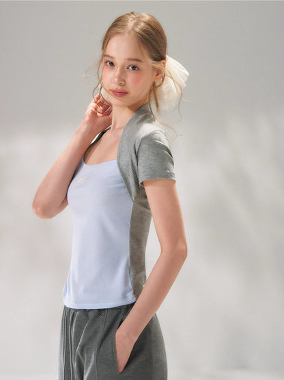 Contrast Layered T-Shirt