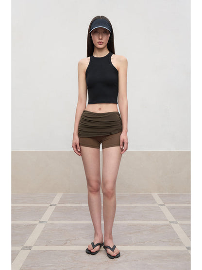 High Elastic Sleeveless I-Back Vest