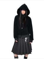 Hooded Button Jacket