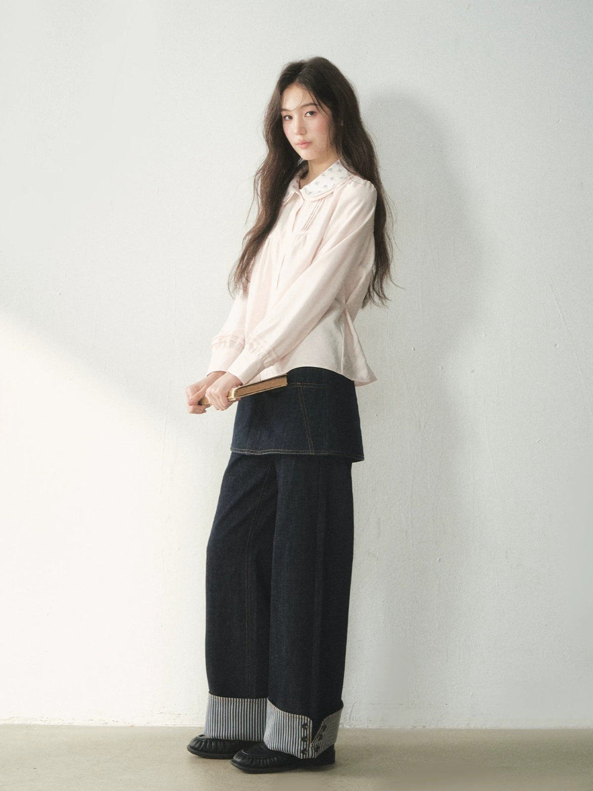 Floral Double Layer Shirt