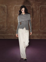 Detachable Cape Wool Sweater