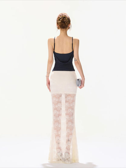 Flowing Lanterns Sequin Knit Top