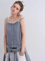 Jacquard Knit Cardigan Cami Set