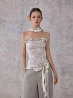 Lace Halter Bandeau Top