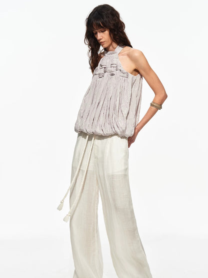 Knitted Halter Vest