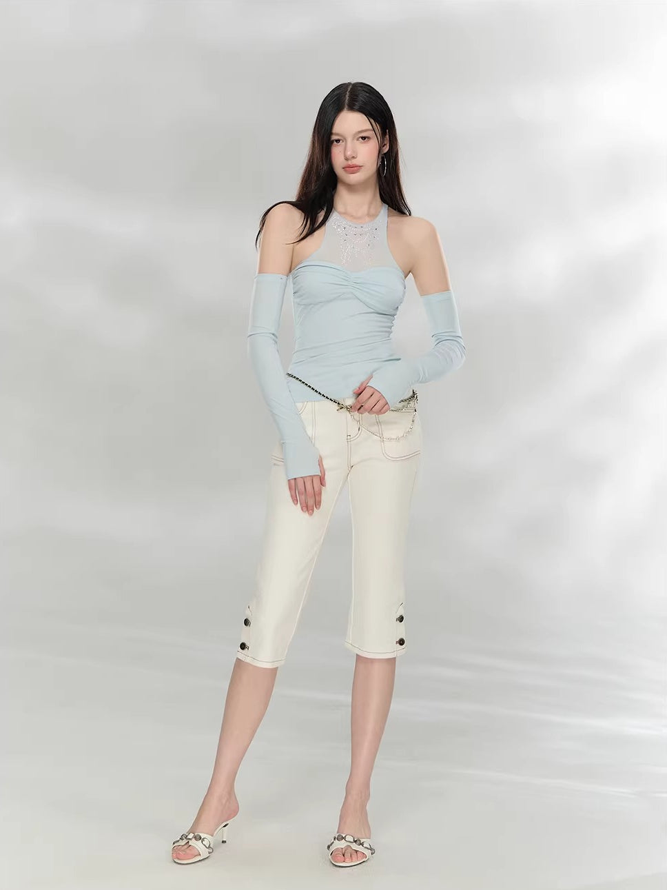 Mesh Layered Top