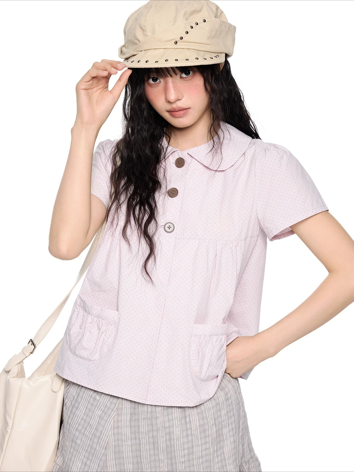 Polka Dot Peter Pan Tee