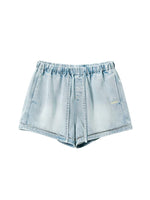 Hanley Drawstring Denim Shorts