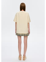 Pocket Doll Fake Two-piece Cotton T-shirt