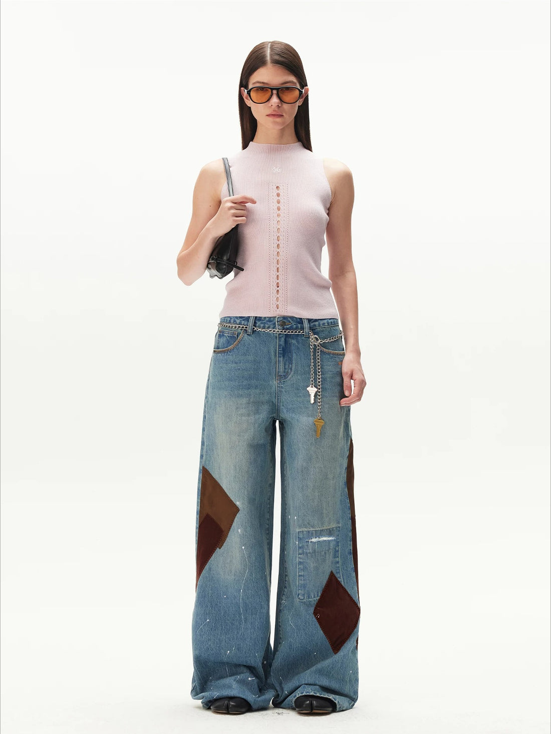 Ribbed Wool Knit Tank