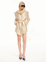Acetate Trench Coat