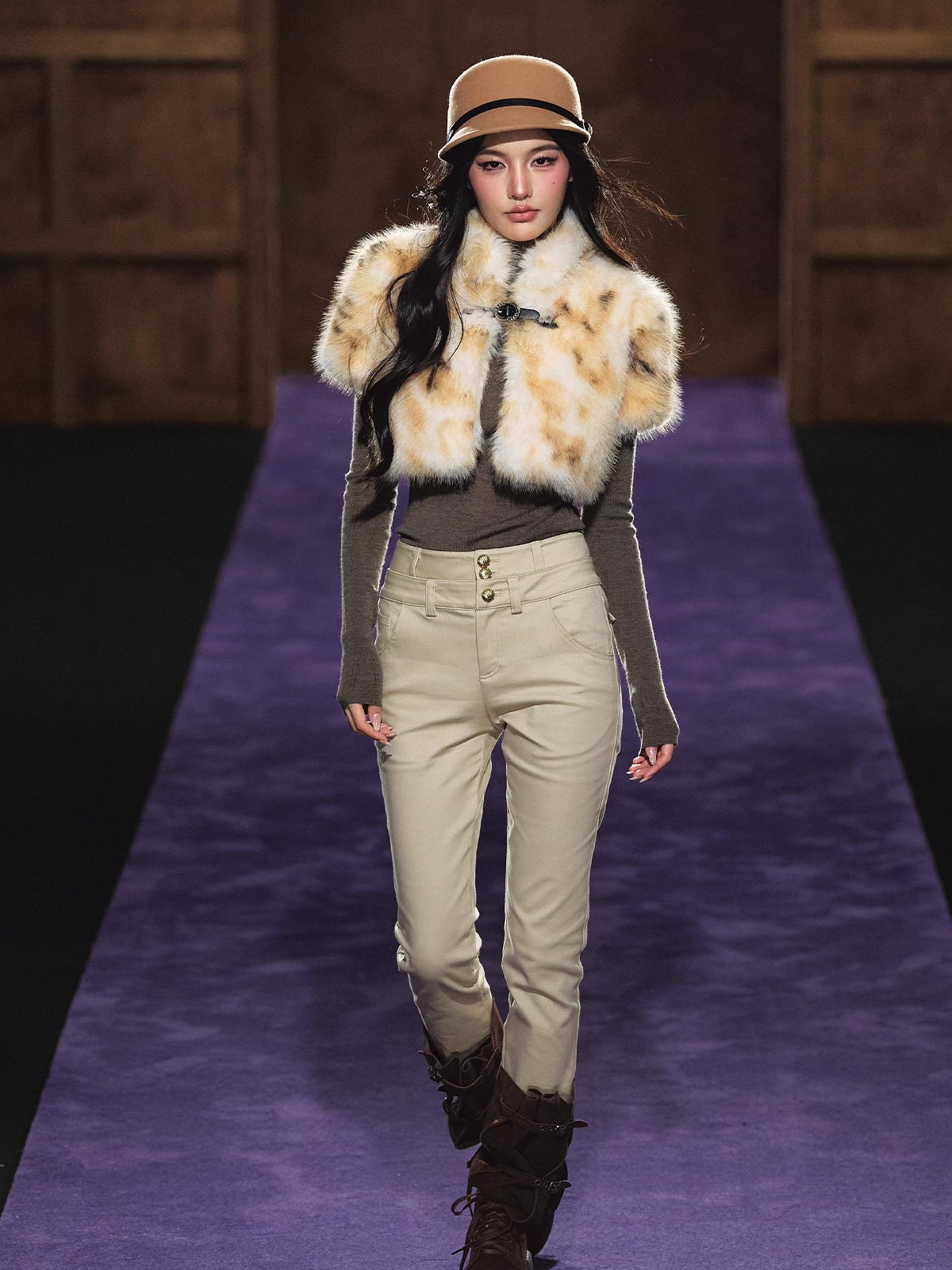 Double-Waist Stretch Skinny Jeans