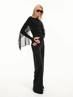 Satin Wide Leg Pants