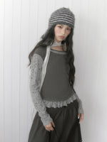 Star Striped Layered Long Sleeve Top