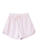 Waffle Hoodie Shorts Vest Set