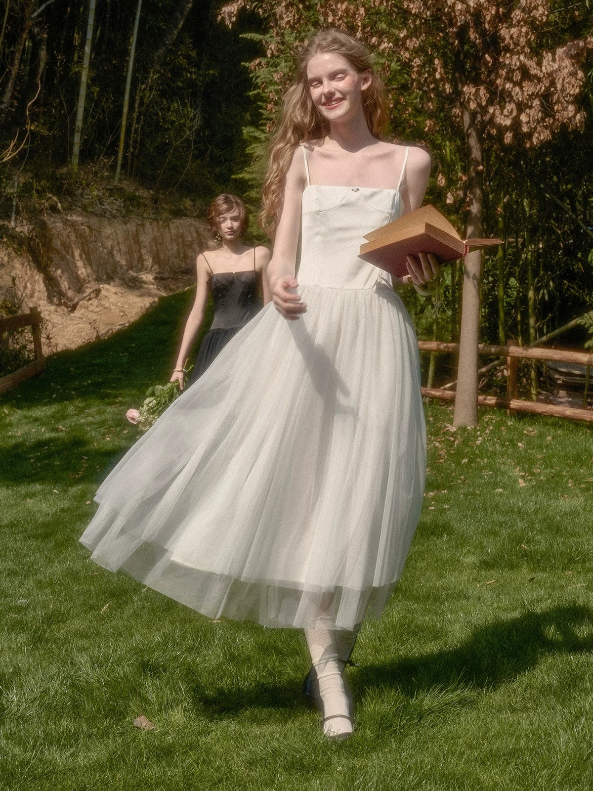 Tulle Midi Dress
