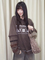 Fair Isle Layered T-Shirt