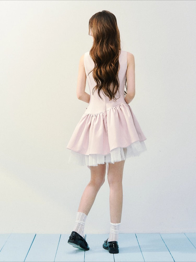 Ballet Puff A-Line Dress