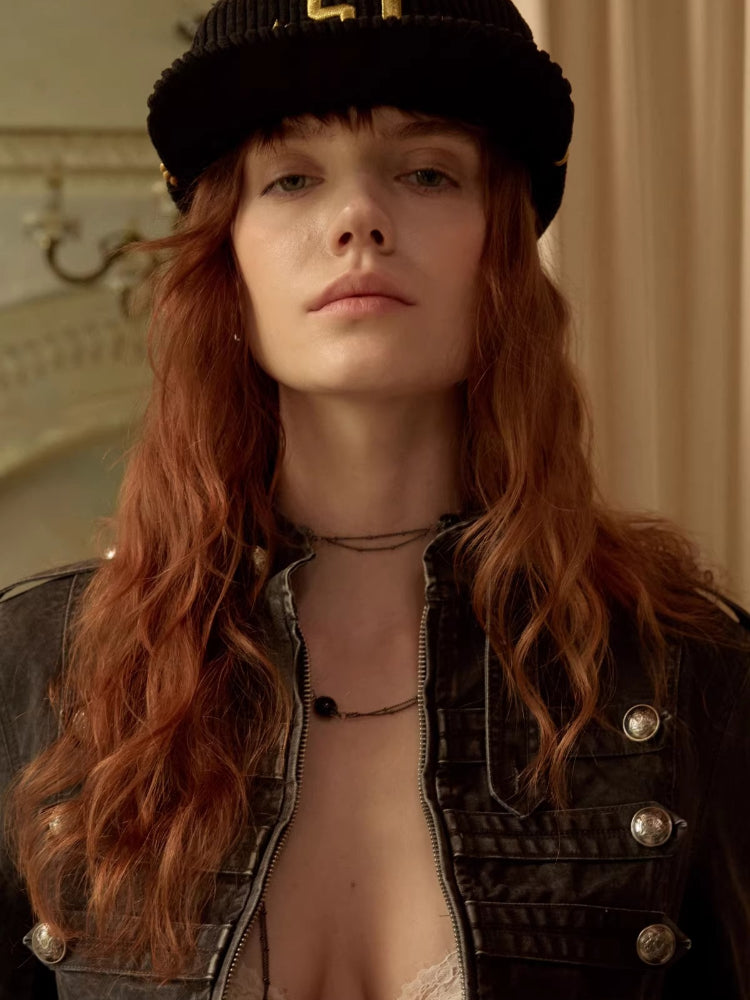 Napoleon Double Breasted Canvas Jacket