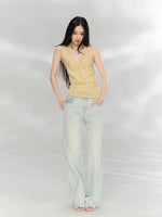 Knot Halter Knit Top
