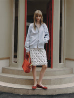Polka Dot Midi Skirt