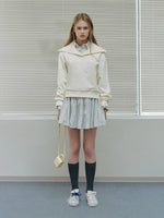 Striped Loose Shirt & Skirt Set