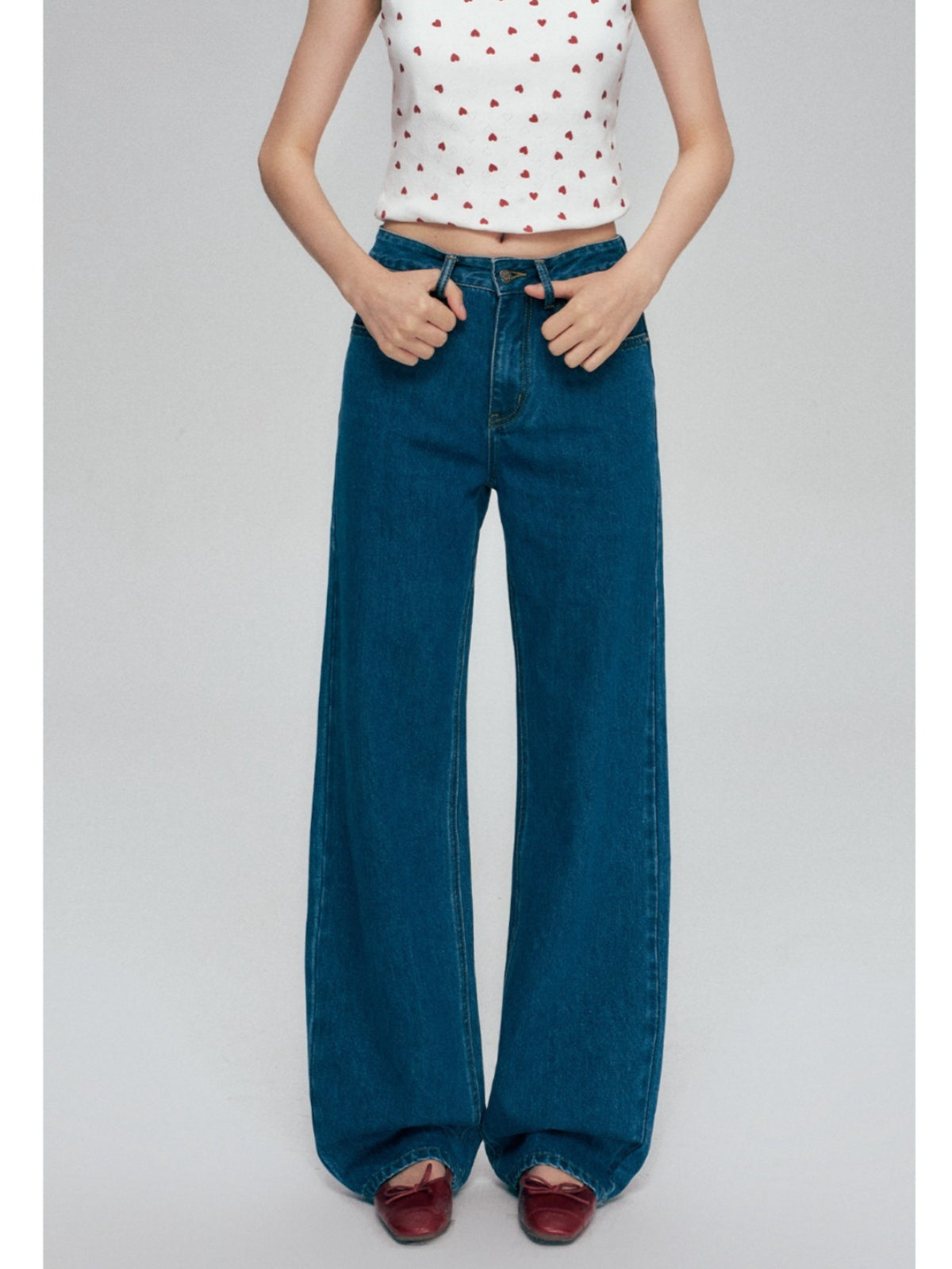 Classic Wide Leg Jeans