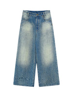 Vintage Blue Wide Leg Jeans