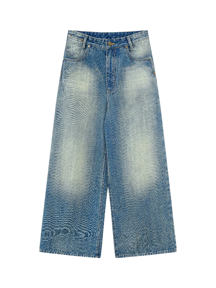 Vintage Blue Wide Leg Jeans