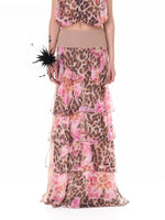 Floral Halter Skirt Set