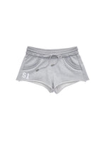 Bone Embroidery Sweat Shorts