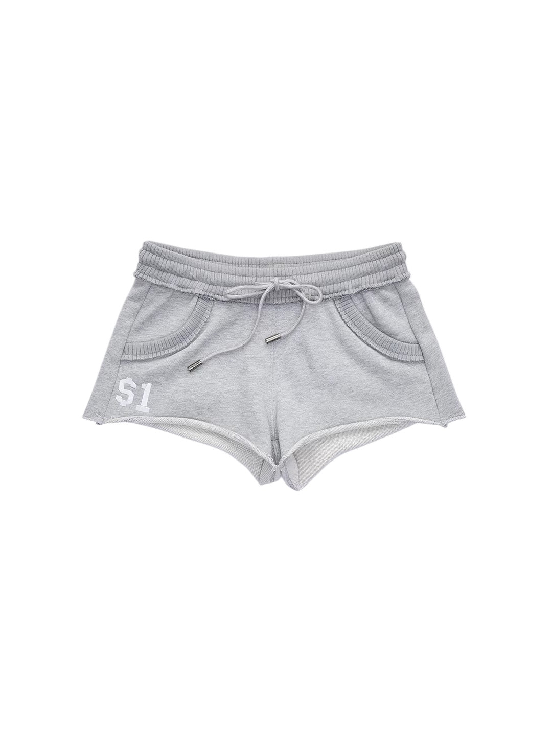Bone Embroidery Sweat Shorts