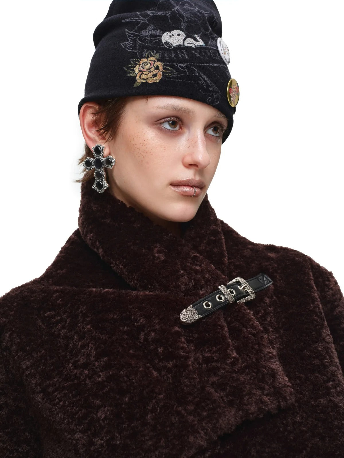 Leopard Faux Fur Crop Coat