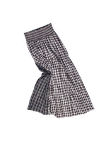 Plaid Ruffle Shirt & Skirt Set