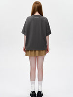 Cookie Illustration Round-Neck T-Shirt