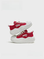 Red Platform Sneakers